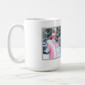 おばあちゃんの引用文と写真 コーヒーマグカップ (左)