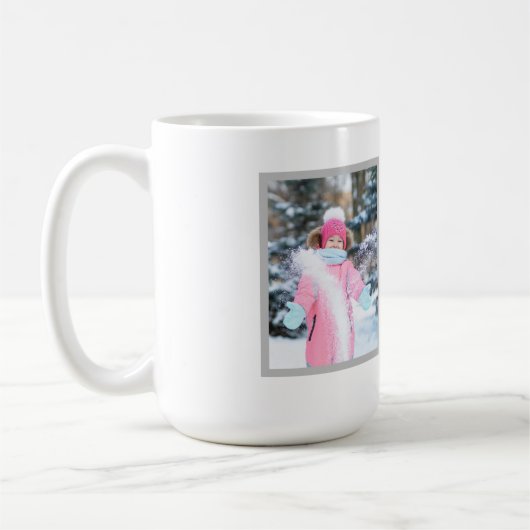 おばあちゃんの引用文と写真 コーヒーマグカップ (左)