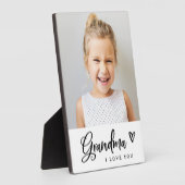 おばあちゃんの形見 |かわいいモダン写真 フォトプラーク (側面)