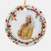 おばあちゃんの思い出に素朴リース記念 セラミックオーナメント (裏面)