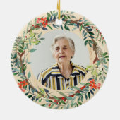 おばあちゃんの思い出に素朴リース記念 セラミックオーナメント (裏面)