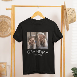 おばあちゃんの思い出タイポグラフィー写真 Tシャツ