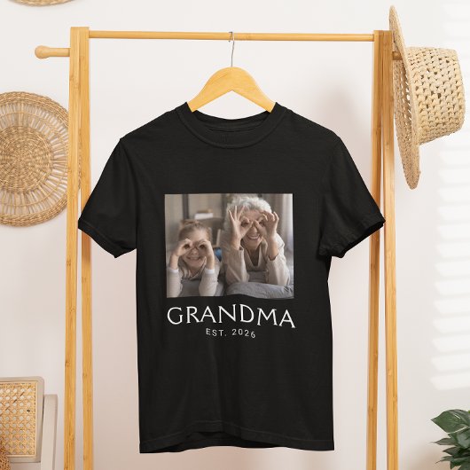 おばあちゃんの思い出タイポグラフィー写真 Tシャツ
