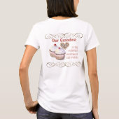 おばあちゃんの恋人パーソナライズされたTシャツ Tシャツ (裏面)