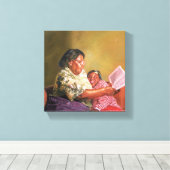 おばあちゃんの恋1995 キャンバスプリント (インサイチュ (ウッドフロア))