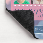 おばあちゃんの恵み |フォトコラージュピンク マウスパッド (コーナー)