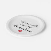 おばあちゃんの愛で作る ペーパープレート (アングル)