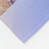 おばあちゃんの愛ピンク紫ブルー10枚 フリースブランケット (角)