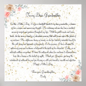 おばあちゃんの愛：母の日おばあちゃんへの献上品 ポスター (正面)