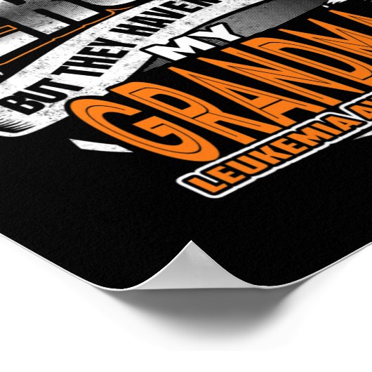 おばあちゃんの戦いは私の白血病認識度 ポスター (角)