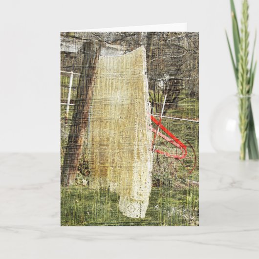 おばあちゃんの手作り毛布 カード (正面)