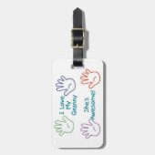 おばあちゃんの手 ラゲッジタグ (正面縦)