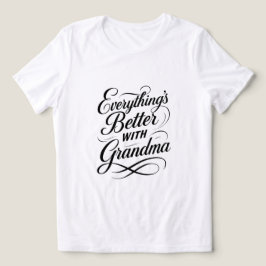 おばあちゃんの方が全て好い トライブレンドTシャツ