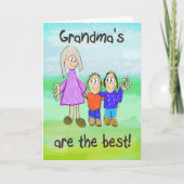 おばあちゃんの日のお洒落カード カード (正面)