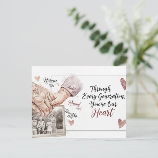 おばあちゃんの日はがき ポストカード (スタンド正面)