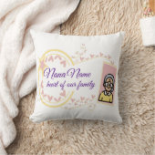 おばあちゃんの日ヴィンテージバッジデザイン クッション (ブランケット)