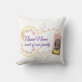 おばあちゃんの日ヴィンテージバッジデザイン クッション (正面)