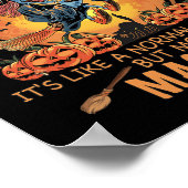 おばあちゃんの日暮らしみたいに魔女のおばあちゃん ポスター (角)