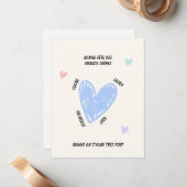 おばあちゃんの日特別な孫の名前 ノートカード (正面/裏面インサイチュ)