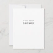 おばあちゃんの日特別な孫の名前 ノートカード (裏面)