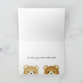 「おばあちゃんの日」おばあちゃん2頭がベアカード カード (内部)