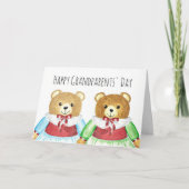 「おばあちゃんの日」おばあちゃん2頭がベアカード カード (正面)