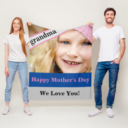 おばあちゃんの日 フリースブランケット