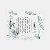 おばあちゃんの日 – 孫のグラミーナナ フリースブランケット (正面(横))