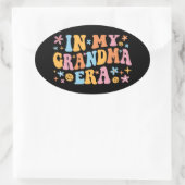 おばあちゃんの時代 楕円形シール (バッグ)