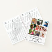 おばあちゃんの最高のレシピクックブック10フォトコラージュ ノートブック (内部)