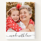 おばあちゃんの最高のレシピクックブック6 Photo Collage ノートブック (裏面)