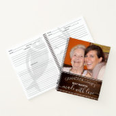 おばあちゃんの最高のレシピ素朴の写真料理 ノートブック (内部)