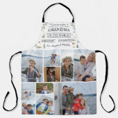 おばあちゃんの最高のレシピ |母の日の写真 エプロン (正面)