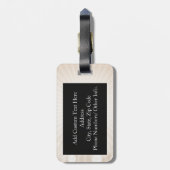 おばあちゃんの木の生活ハート ラゲッジタグ (裏面縦)