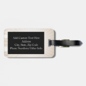 おばあちゃんの木の生活ハート ラゲッジタグ (裏面横)