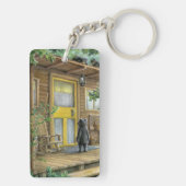 おばあちゃんの来場者 キーホルダー (裏面)