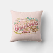 おばあちゃんの椅子、私たちはバードピンクのおばあちゃんの愛 クッション (裏面)