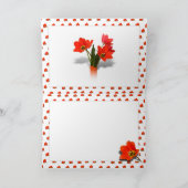 おばあちゃんの母の日にチューリップ カード (内部)