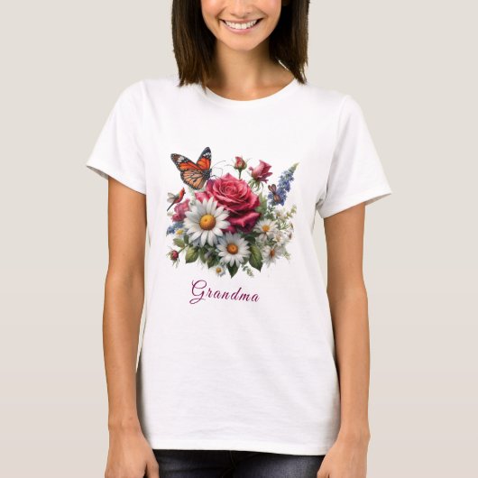 おばあちゃんの母の日のギフトキッズ Tシャツ (正面)