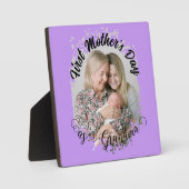 おばあちゃんの母の日の写真 フォトプラーク (正面)