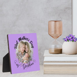 おばあちゃんの母の日の写真 フォトプラーク