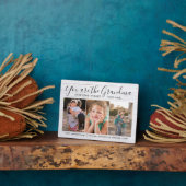 おばあちゃんの母の日の孫フォトコラージュ フォトプラーク (側面)