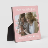 おばあちゃんの母の日グランドキッドピンクの写真 フォトプラーク (正面)
