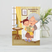 おばあちゃんの物語祖父母の日の招待状 招待状 (スタンド正面)