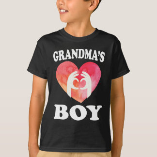 おばあちゃんの男の子の孫の贈り物 Tシャツ