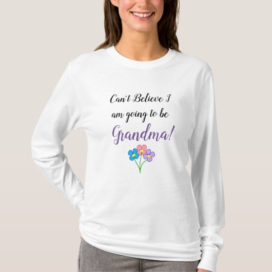 おばあちゃんの発表用シャツ Tシャツ (正面)
