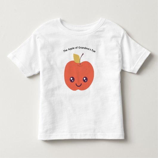おばあちゃんの目のTシャツ トドラーTシャツ (正面)