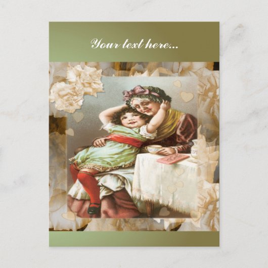 おばあちゃんの瞬間 ポストカード (正面)