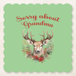 おばあちゃんの紙コースター ペーパーコースター