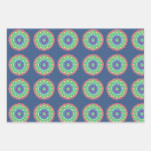 おばあちゃんの編み針 ラッピングペーパーシート (正面)